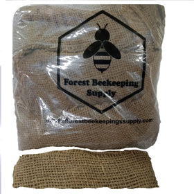 FOREST BEEKEEPING SUPPLY 2 lb smoker fuel in jute for consistent warmth.