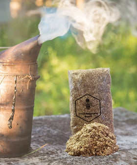 FOREST BEEKEEPING SUPPLY easy lighting smoker fuel lights with a match or lighter.