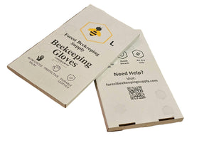 FOREST BEEKEEPING SUPPLY long canvas sleeve provides forearm protection during hive inspections.
