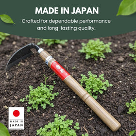 Forest Originals Weeder in raised bed use for precise maintenance