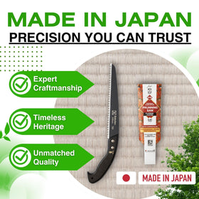 Forest Originals Saboten high-carbon steel edge maintains sharpness over time.