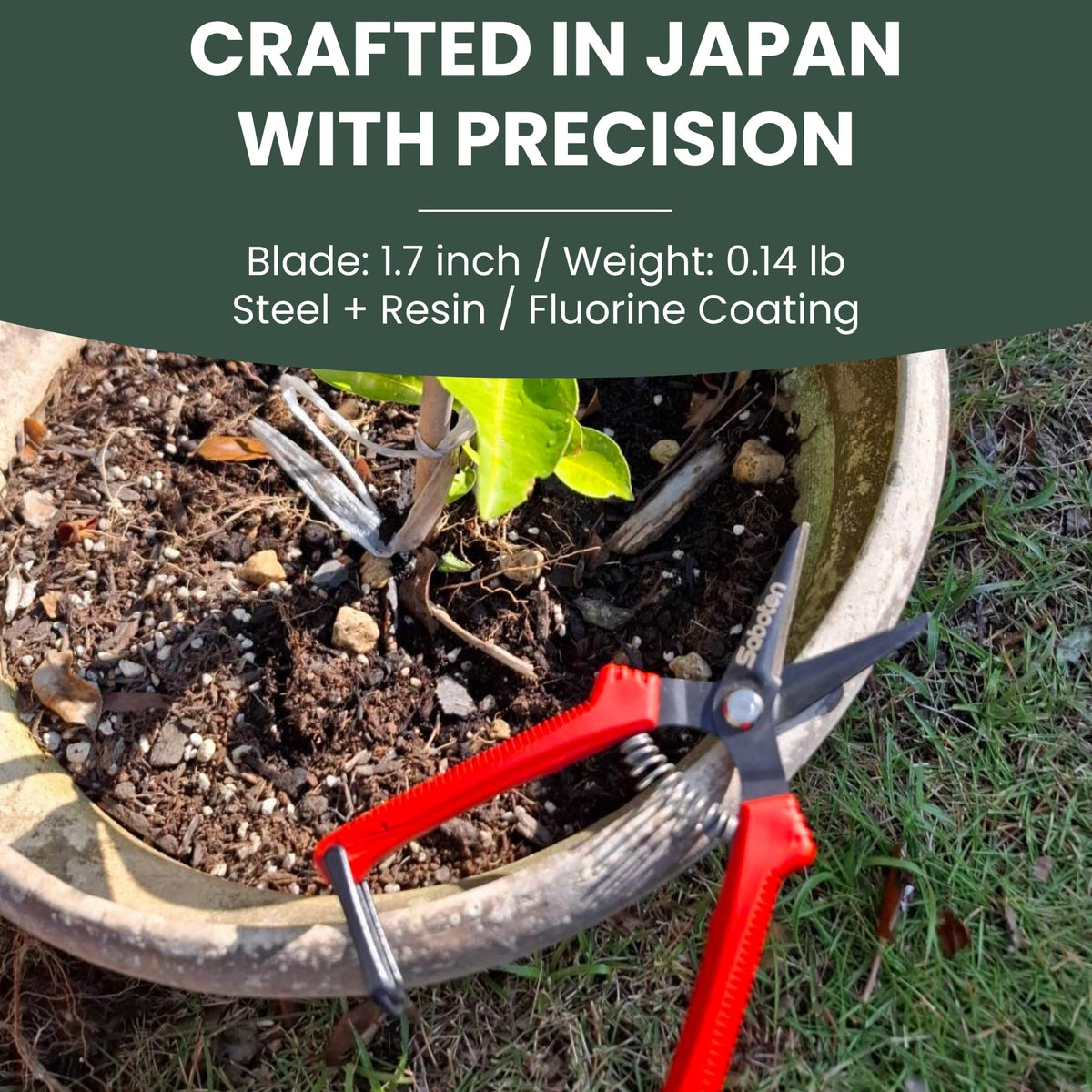 Forest Originals Saboten SD-8 multipurpose snips for harvesting and light DIY tasks.