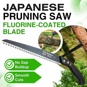 Forest Originals Saboten wooden handle shown for comfortable pruning.