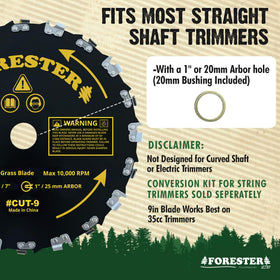 FORESTER 13-64in sharpening file for quick maintenance.