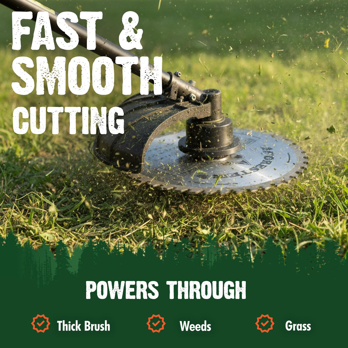 FORESTER blade with 1-inch arbor hole designed for versatile mounting.