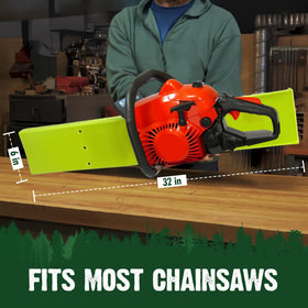 FORESTER scabbard close-up shows durable polypropylene for rugged logging days.