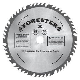 FORESTER carbide tip brush cutter blade 9in with 50 teeth for fast cutting.