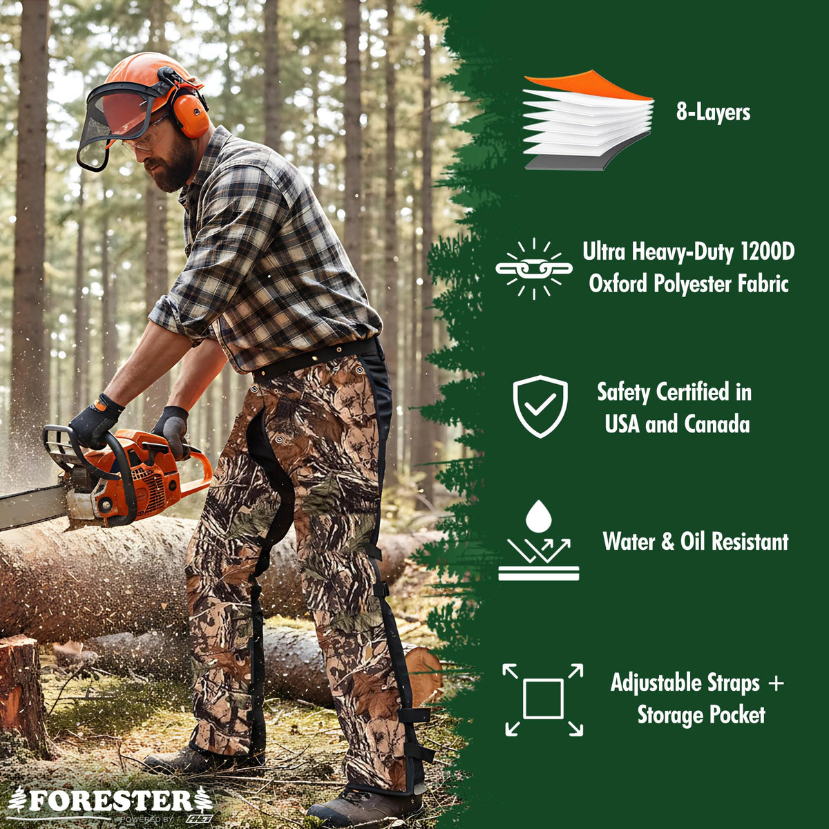 FORESTER 37-inch length provides versatile coverage for varied heights