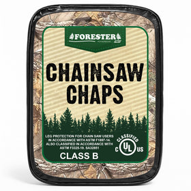 FORESTER chainsaw chaps pocket keeps essential tools within reach on the job