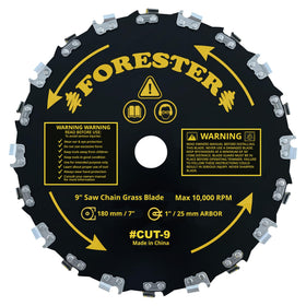 FORESTER included sharpening file supports long-lasting sharp cuts.