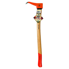 FORESTER Pickaroon 28in angled-head in action for secure log pickup