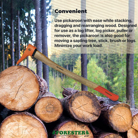 FORESTER Pickaroon 28in with USA hickory handle offers durable leverage
