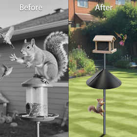 Forever Song Bird Feeder Pole Attachment fits standard poles for secure outdoor use.