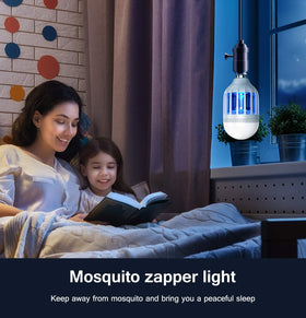 Forhimn bug zapper bulb at night on patio for pest-free evenings