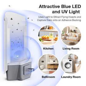 Forhimn Fly Trap indoor two plug bases enables flexible placement in multiple rooms