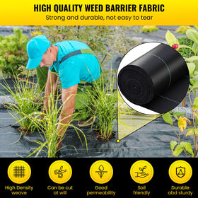 Forimo weed barrier 3.5 oz underlays durable for garden and lawn projects