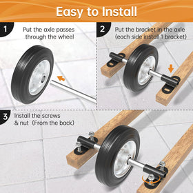 FOROIRON single-tire wheelbarrow solution highlights durability and easy maintenance.