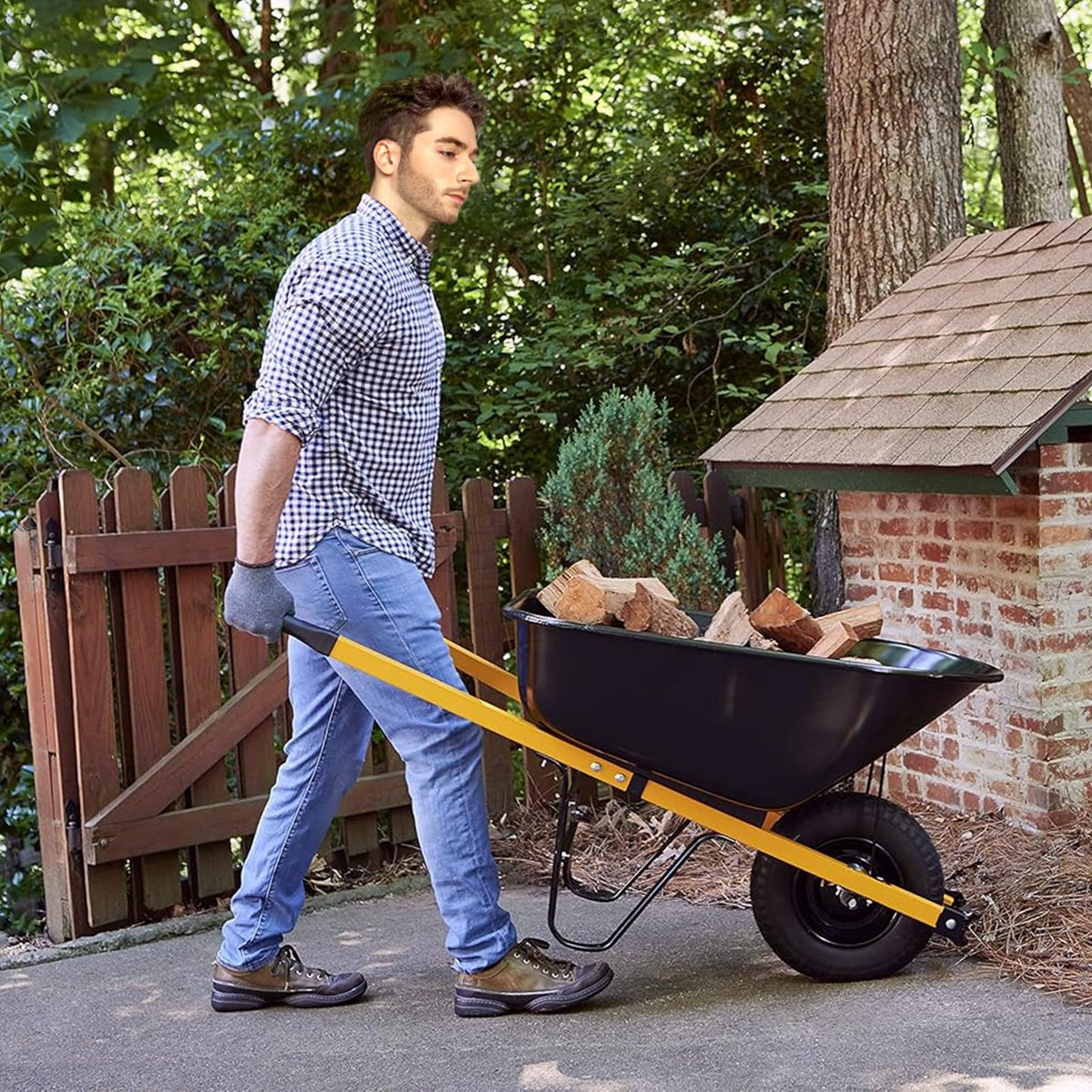 FOROIRON compatible wheelbarrow parts bundle offers complete replacement set.