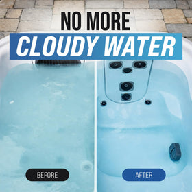 FORTIVO spa water clarifier delivers a soft, inviting soak appearance.