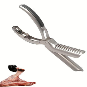 FORTUVA rib membrane removal tool with curved blade for easy rib prep