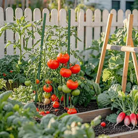 FORUP 25-pack garden stakes offer reusable, bulk-ready support