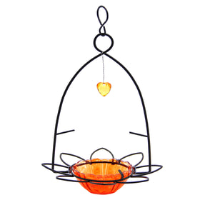 FORUP Oriole Bird Feeder hanging-top hook enables easy placement