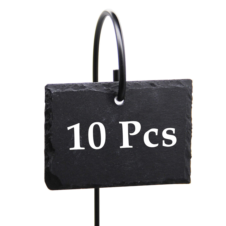 FORUP slate plant labels mark garden beds with durable markers