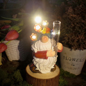 FORUP plastic tube rain gauge displays inches and centimeters for easy reading