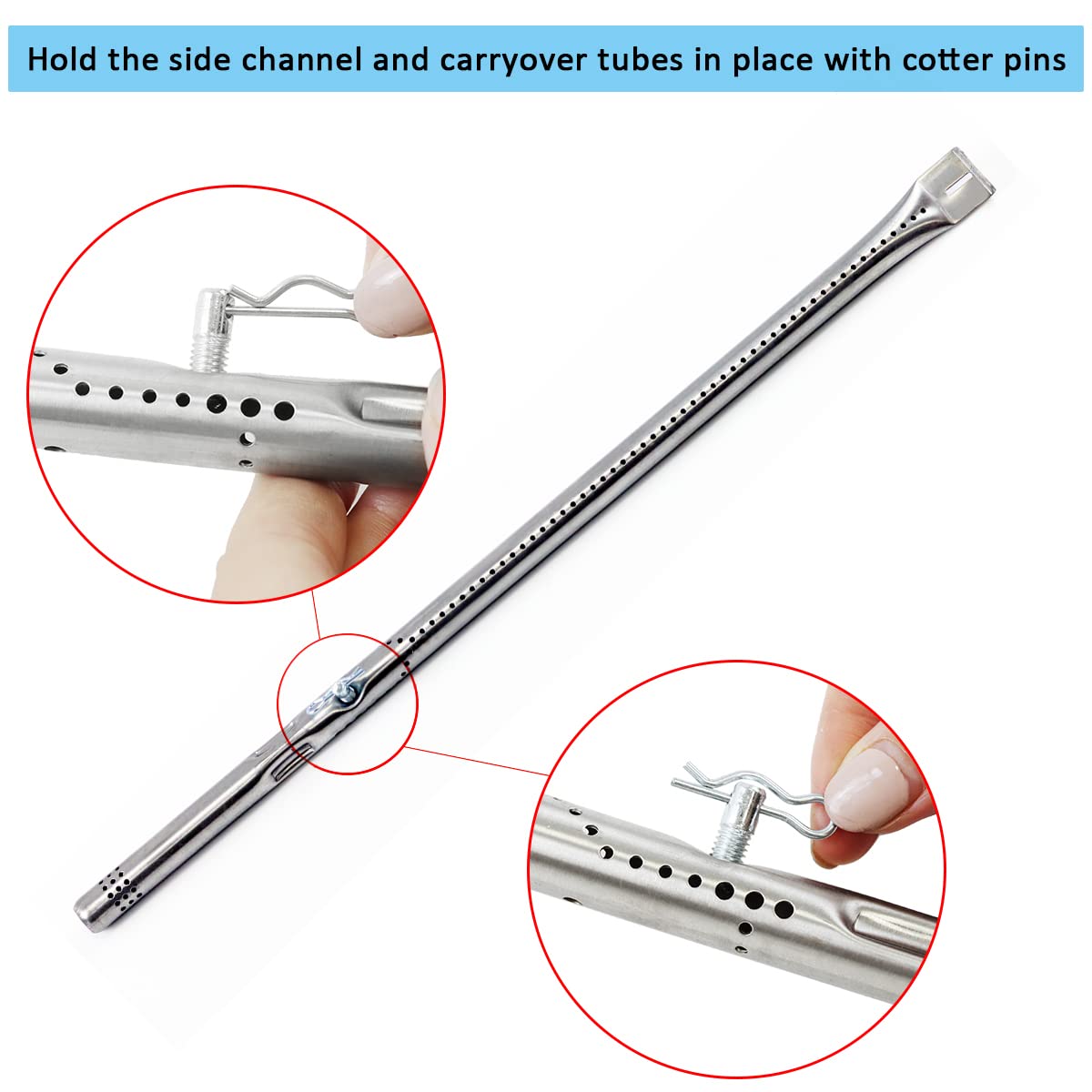 FORYEYC packaged-parts image reflects ready-to-use kit for backyard grilling.
