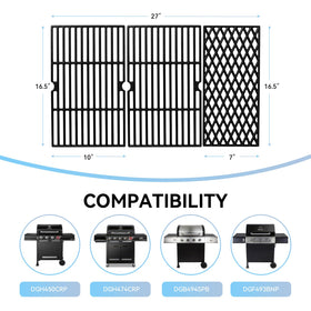 FORYEYC cast iron grates for Kenmore Backyard BY13-101-001-12 offer durable, long-lasting performance.