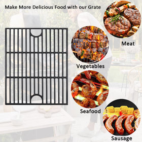FORYEYC durable matte porcelain coating on cast-iron grate resists wear and simplifies cleaning