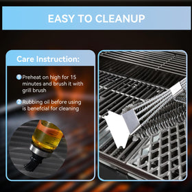 FORYEYC matte porcelain-coated cast iron improves heat retention and durability.