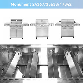 FORYEYC monument burner tube provides consistent flame across the cooking area