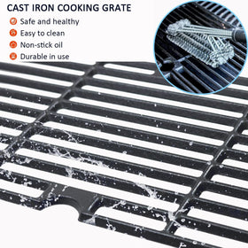 FORYEYC Nexgrill-compatible grate fitted on a 4-burner grill for easy replacement
