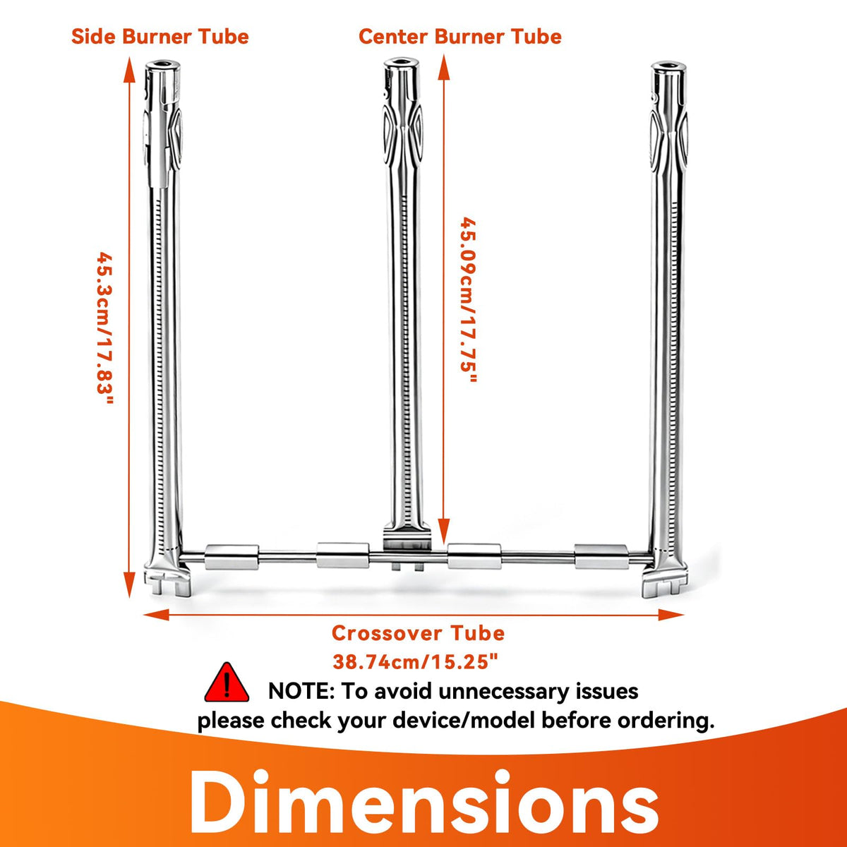 FORYEYC flavorizer bars measure 15.3 inches for even cooking tent