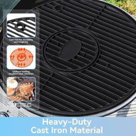 FORYEYC easy-clean coated surface allows quick wipe-down after grilling sessions