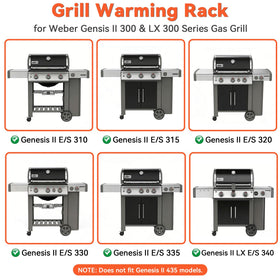 FORYEYC warming rack helps keep food warm without overcooking during grilling.