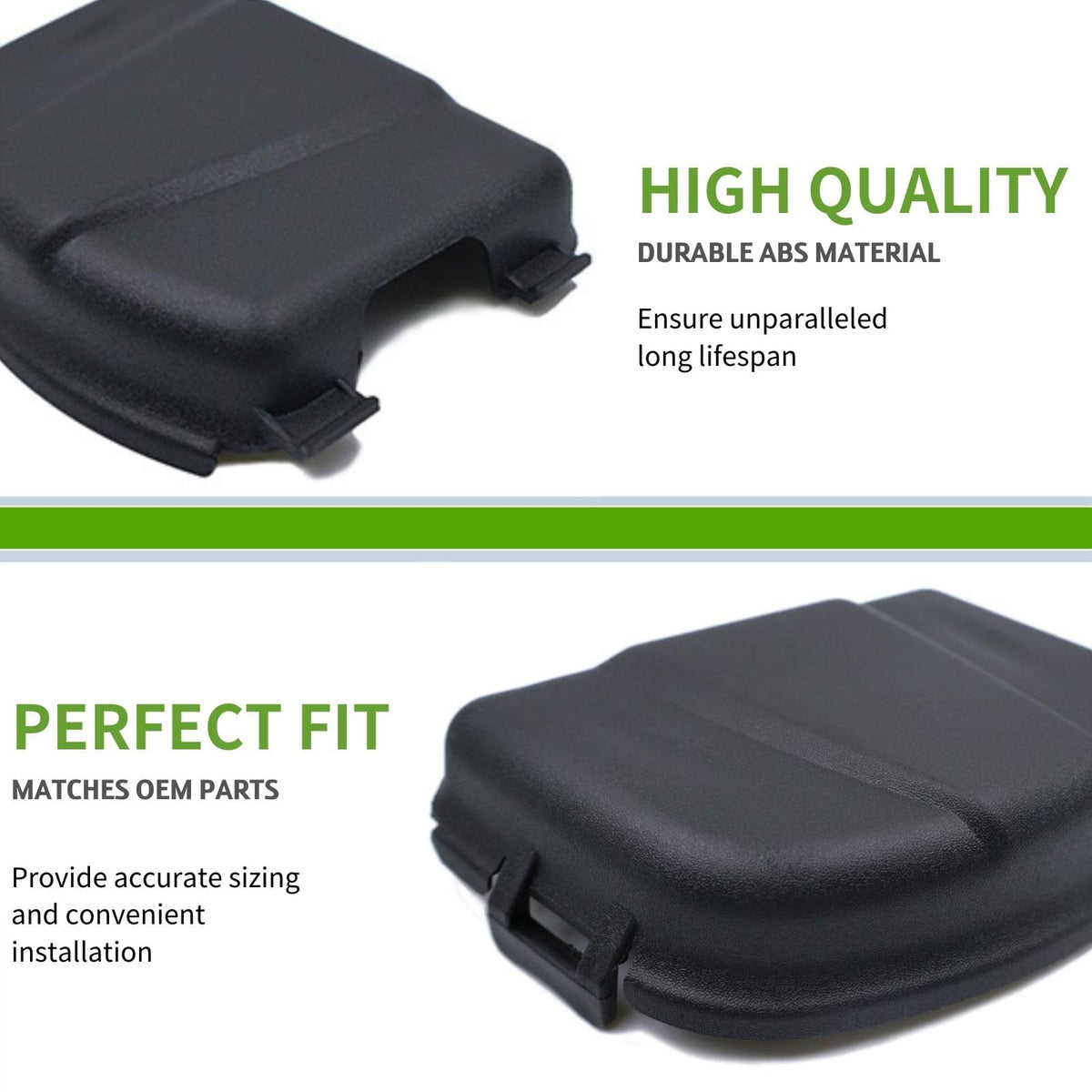 Foserove lawn mower air filter and cover pack keeps replacements simple.