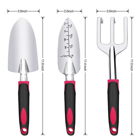 Fosiweelo transplant shovel showing durable aluminum head for transplanting