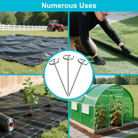 Fosiweelo anti-bending stake reduces bending in windy garden beds.