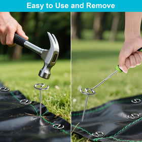 Fosiweelo multi-purpose ground stake for garden, lawn, and more.