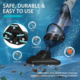 FOTING cordless vacuum battery with 2000mAh capacity for longer cleaning sessions