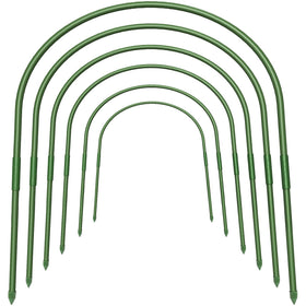 FOTMISHU garden hoops provide sturdy greenhouse support for plants