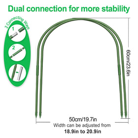 FOTMISHU rust-free stakes endure outdoor weather for long-lasting use