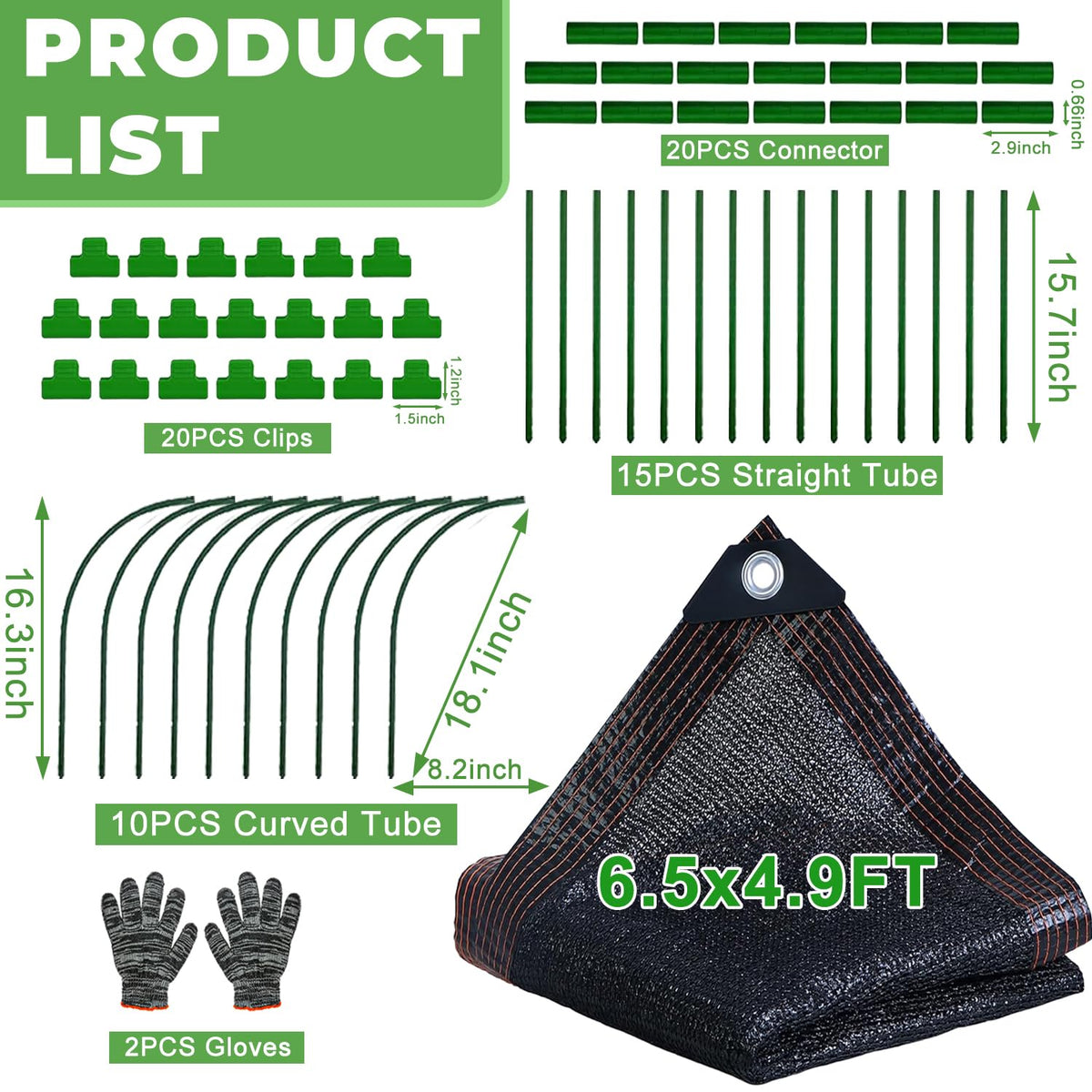 FOTSHARER shade cloth with 75% sun protection for plants