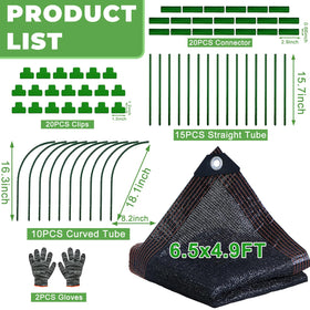 FOTSHARER shade cloth with 75% sun protection for plants