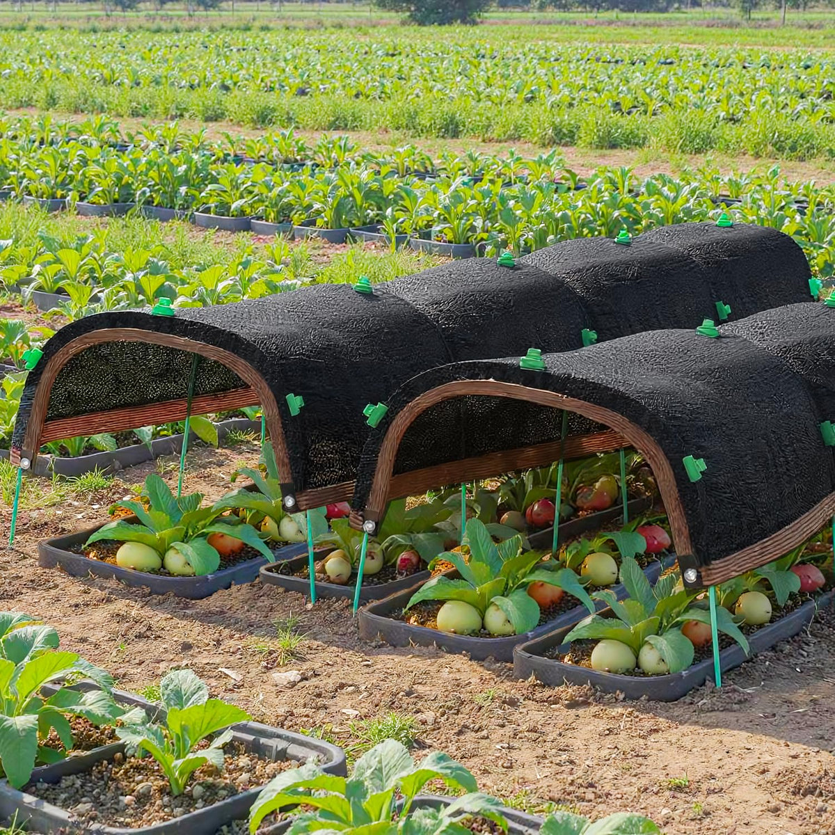 FOTSHARER garden hoops kit for quick shade cloth setup