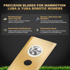 FourShow flippable two-hole blades enabling reuse from both sides