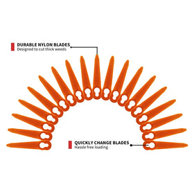 FourShow FSA 45 blade, 90mm, smooth cut for garden maintenance.
