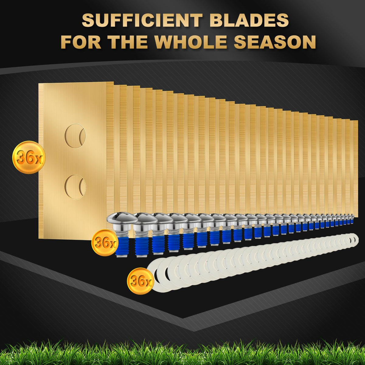 FourShow safety varnish and plastic washers protect against vibration